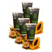 Набор из 5 съедобных лубрикантов JUJU со вкусом тропических фруктов - JuJu - купить с доставкой в Химках