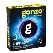 Супертонкие презервативы Ganzo Invisible - 3 шт. - Ganzo - купить с доставкой в Химках