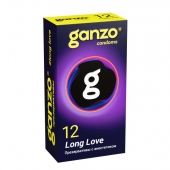 Презервативы с анестетиком для продления удовольствия Ganzo Long Love - 12 шт. - Ganzo - купить с доставкой в Химках
