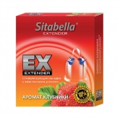 Стимулирующая насадка Sitabella Extender  Клубника - Sitabella - купить с доставкой в Химках