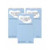 Набор из 3 упаковок ультратонких презервативов Pleasure Lab (по 12 шт.) - Pleasure Lab - купить с доставкой в Химках