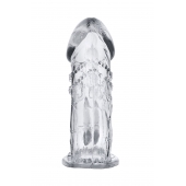 Прозрачная насадка на пенис Uco - 13 см. - A-toys - в Химках купить с доставкой