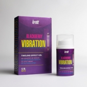 Стимулирующий гель с эффектом вибрации Blackberry Vibration - 15 мл. - INTT - купить с доставкой в Химках