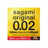 Презерватив увеличенного размера Sagami Original 0.02 XL-size - 1 шт. - Sagami - купить с доставкой в Химках