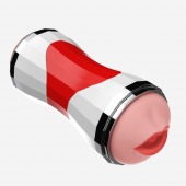 Двусторонний мастурбатор в колбе Power Grip Cup - вагина и ротик - Boys of Toys - в Химках купить с доставкой