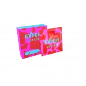 Презервативы с разогревающим эффектом Expert Hot Love - 3 шт. - Expert - купить с доставкой в Химках