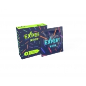 Светящиеся в темноте презервативы Expert Neon - 3 шт. - Expert - купить с доставкой в Химках