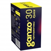 Ароматизированные презервативы Ganzo Juice - 30 шт. - Ganzo - купить с доставкой в Химках