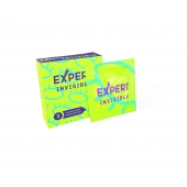 Ультратонкие презервативы Expert Invisible - 3 шт. - Expert - купить с доставкой в Химках
