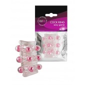 Прозрачная сквозная насадка на пенис с цветными шариками - Erowoman-Eroman - в Химках купить с доставкой