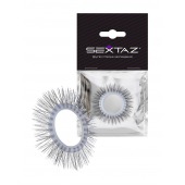 Круглое эрекционное кольцо с «ресничками» - Sextaz - в Химках купить с доставкой