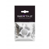 Эластичное кольцо с «ресничками» и 4 шариками - Sextaz - в Химках купить с доставкой