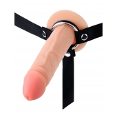 Мужской полый страпон на регулируемых ремнях - 18,5 см. - Sex Expert - купить с доставкой в Химках