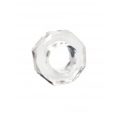 Прозрачное эрекционное кольцо в форме гайки - Sex Expert - в Химках купить с доставкой