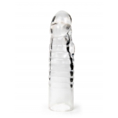 Прозрачная закрытая насадка на член - 15 см. - Sex Expert - в Химках купить с доставкой