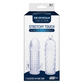 Набор из 2 прозрачных насадок на член Seductive Tickler Sleeves Set - NMC - в Химках купить с доставкой