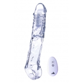 Прозрачная насадка-удлинитель Length Enhancer With Bullet с подхватом - 22,3 см. - NMC - в Химках купить с доставкой