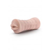 Телесный мастурбатор-ротик Nicole Vibrating Masturbator - Blush Novelties - в Химках купить с доставкой