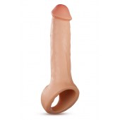 Телесная насадка-удлинитель Thrive 8.75 Inch Realistic Penis Extender Sleeve - 22,2 см. - Blush Novelties - в Химках купить с доставкой