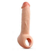 Телесная насадка-удлинитель Thrive 8.75 Inch Realistic Penis Extender Sleeve - 22,2 см. - Blush Novelties - в Химках купить с доставкой