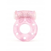 Розовое эрекционное виброкольцо с бабочкой - 1137 - в Химках купить с доставкой