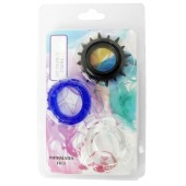 Набор из 3 эрекционных колец разного цвета и рельефа - Boys of Toys - в Химках купить с доставкой