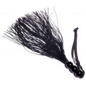 Черная силиконовая плетка - 25,4 см. - Boys of Toys - купить с доставкой в Химках