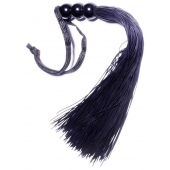 Черная силиконовая плетка - 25,4 см. - Boys of Toys - купить с доставкой в Химках