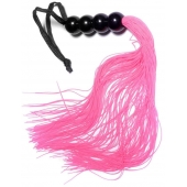 Розовая силиконовая плеть - 35,5 см. - Boys of Toys - купить с доставкой в Химках