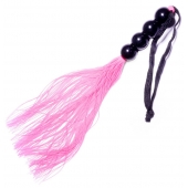 Розовая силиконовая плеть - 35,5 см. - Boys of Toys - купить с доставкой в Химках