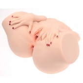 Телесный мастурбатор-полуторс Barbie - Naked Factory - в Химках купить с доставкой