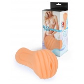 Эластичный мастурбатор в виде вагины телесного цвета - Sexy Girl - в Химках купить с доставкой