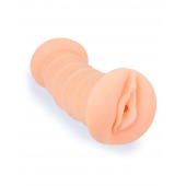 Телесный двусторонний мастурбатор с вибропулей и эрекционными кольцами в комплекте - Sexy Girl - в Химках купить с доставкой