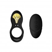 Черное эрекционное виброкольцо Bayek с пультом ДУ - Zalo - в Химках купить с доставкой