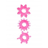 Комплект из трех розовых эрекционных колец - Erowoman-Eroman - в Химках купить с доставкой