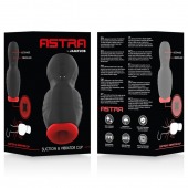 Черно-красный мастурбатор с вибрацией и всасыванием - JAMYJOB - в Химках купить с доставкой