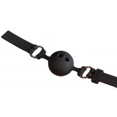 Малый силиконовый кляп-шар на ремешках - Orion - купить с доставкой в Химках