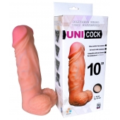 Фаллическая насадка Харнесс UNICOCK 10  - 25 см. - LOVETOY (А-Полимер) - купить с доставкой в Химках