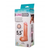 Фаллическая насадка Харнесс UNICOCK 5,5  - 17 см. - LOVETOY (А-Полимер) - купить с доставкой в Химках