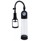 Чёрная вакуумная помпа A-toys с манометром и прозрачной колбой - A-toys - в Химках купить с доставкой