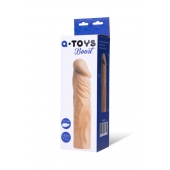 Насадка с ярко выраженной головкой и рельефным стволом - 19 см. - A-toys - в Химках купить с доставкой
