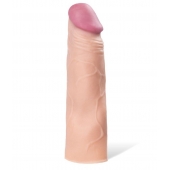 Реалистичная насадка с ярко выраженной головкой - 16,5 см. - A-toys - в Химках купить с доставкой