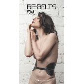 Пояс с клёпками Yona Black - Rebelts - купить с доставкой в Химках