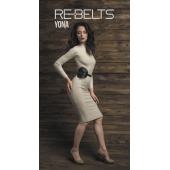 Пояс с клёпками Yona Black - Rebelts - купить с доставкой в Химках