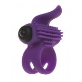 Эрекционное кольцо с подхватом мошонки и стимуляцией клитора Bullet Lastic Ring - Adrien Lastic - в Химках купить с доставкой