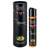 Массажное масло с ароматом экзотических фруктов Huile de Massage Gourmande Fruits Exotiques - 59 мл. - Plaisir Secret - купить с доставкой в Химках