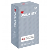 Презервативы с точками Unilatex Dotted - 12 шт. + 3 шт. в подарок - Unilatex - купить с доставкой в Химках