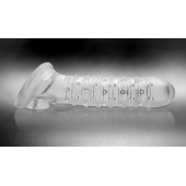 Утолщающая ребристая насадка на пенис - Доминирующее кольцо - в Химках купить с доставкой