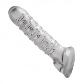 Утолщающая ребристая насадка на пенис - Доминирующее кольцо - в Химках купить с доставкой