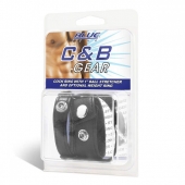 Утяжка для мошонки и пениса Cock Ring With 1  Ball Stretcher And Optional Weight Ring - BlueLine - купить с доставкой в Химках
